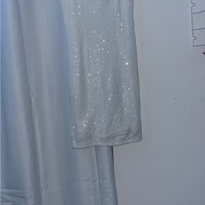 Sparkling White Sequin Dress